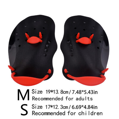 Aripioare negre de înot Palmieră pentru vâslit Copii pentru adulți înotătoare pentru antrenament pentru vâslit freestyle