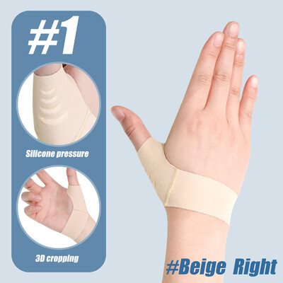 Suport pentru degete 1 bucăți de protecție pentru sport medical, pentru încheietura mâinii, pentru degetele mari, suport pentru atela de protecție respirabilă, echipament de protecție pentru mâini stânga/dreapta