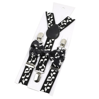 Jauna dizaina vecāku un bērnu mūzikas nots iekaru komplektā ietilpst Stave Rainbow tauriņš ballītes kleitas kreklam ikdienas valkāšanai, aksesuārs