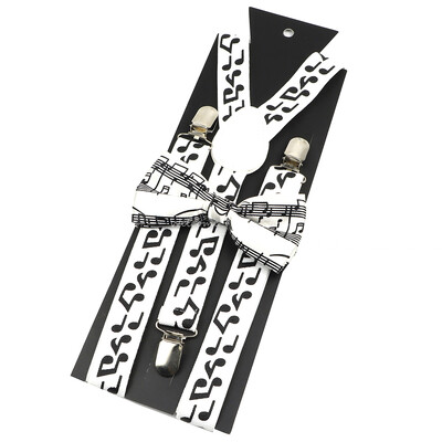 Jauna dizaina vecāku un bērnu mūzikas nots iekaru komplektā ietilpst Stave Rainbow tauriņš ballītes kleitas kreklam ikdienas valkāšanai, aksesuārs