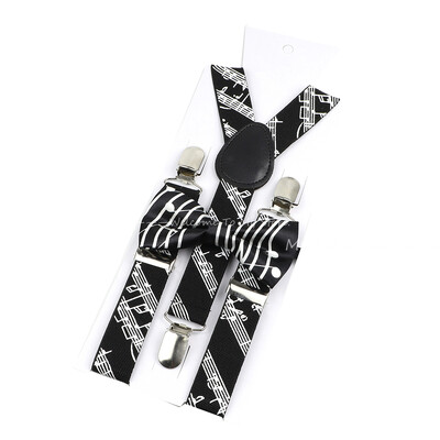 Jauna dizaina vecāku un bērnu mūzikas nots iekaru komplektā ietilpst Stave Rainbow tauriņš ballītes kleitas kreklam ikdienas valkāšanai, aksesuārs