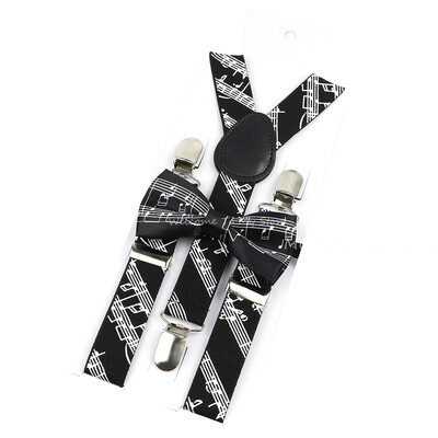 Jauna dizaina vecāku un bērnu mūzikas nots iekaru komplektā ietilpst Stave Rainbow tauriņš ballītes kleitas kreklam ikdienas valkāšanai, aksesuārs