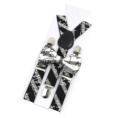 Jauna dizaina vecāku un bērnu mūzikas nots iekaru komplektā ietilpst Stave Rainbow tauriņš ballītes kleitas kreklam ikdienas valkāšanai, aksesuārs