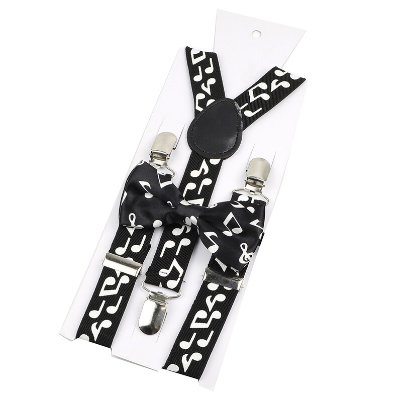 Jauna dizaina vecāku un bērnu mūzikas nots iekaru komplektā ietilpst Stave Rainbow tauriņš ballītes kleitas kreklam ikdienas valkāšanai, aksesuārs