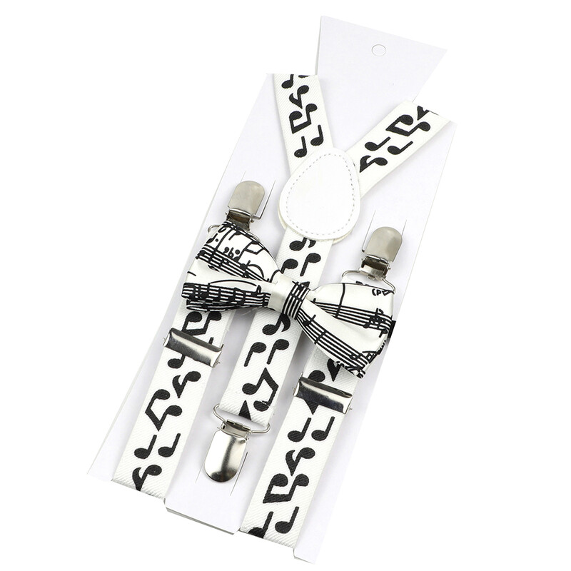 Jauna dizaina vecāku un bērnu mūzikas nots iekaru komplektā ietilpst Stave Rainbow tauriņš ballītes kleitas kreklam ikdienas valkāšanai, aksesuārs