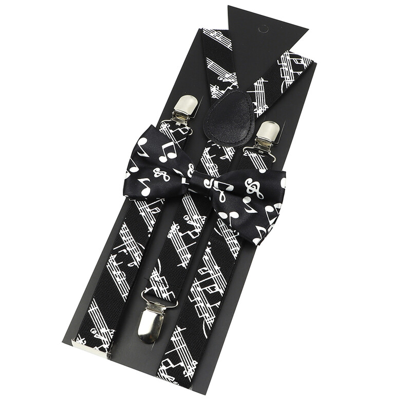 Jauna dizaina vecāku un bērnu mūzikas nots iekaru komplektā ietilpst Stave Rainbow tauriņš ballītes kleitas kreklam ikdienas valkāšanai, aksesuārs