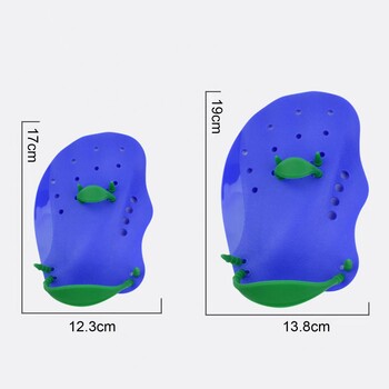 1 ζεύγος πτερύγια κολύμβησης Πτερύγια χεριών για αρχάριους Πτερύγια κολύμβησης εργονομικό σχήμα Υπερελαφρύ σχήμα κολύμβησης προπόνηση βοήθημα κατάδυσης κουπιά εργαλείων