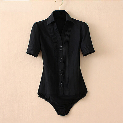 Monos Mujer Cămăși cu mânecă lungă cu guler cu mânecă lungă, elegante, pentru femei, salopete de birou, bluze și topuri