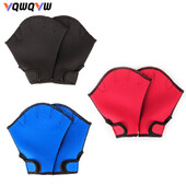 1 paaris ujumiskindad vees ujumise treeningkindad Neopreenist võrega Fitnessi veekindluse treeningkindad ujumiseks