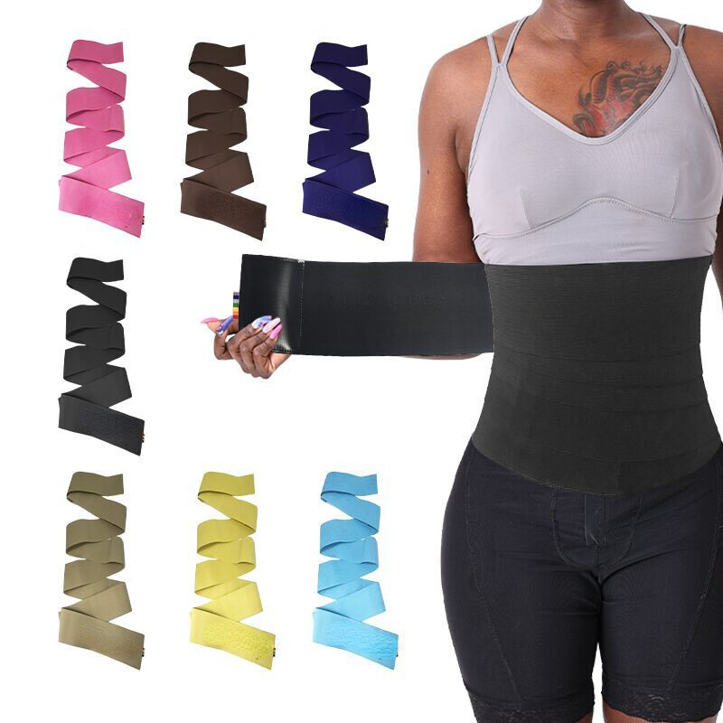 Modelator de corp reglabil Wrap invizibil Antrenor de talie Wrap de slăbire Îmbrăcăminte de modelare pentru corp pentru burtă plată Corset pentru burtă curea subțire Bandaj pentru talie