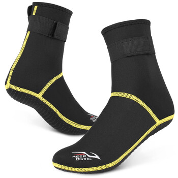 Κάλτσες κατάδυσης 3 χιλιοστών Neoprene Beach Water Socks Θερμικές μπότες Wetsuit Αντιολισθητικές κάλτσες κατάδυσης για ράφτινγκ Snorkeling Ιστιοπλοΐα Κολύμβηση