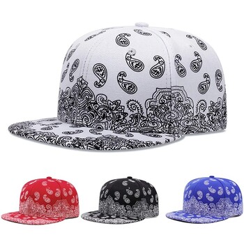 2024 New Fashion West Coast Flower Printing Cap Outdoor Sun Γυναικείο καπέλο μπέιζμπολ