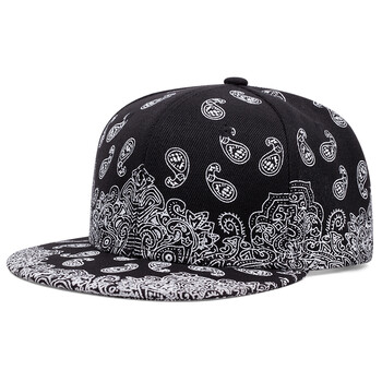 2024 New Fashion West Coast Flower Printing Cap Outdoor Sun Γυναικείο καπέλο μπέιζμπολ