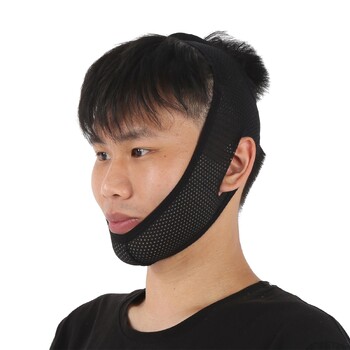 Anti Snore Chin Strap Mesh Εύκαμπτο & ελαφρύ για Βοήθημα ύπνου για άνδρες και γυναίκες 