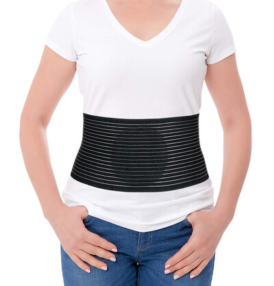 1 бр. Регулируем колан за пъпна херния от спандекс - скоба за коремна опора за пъпа, вентралната и ингвиналната херния