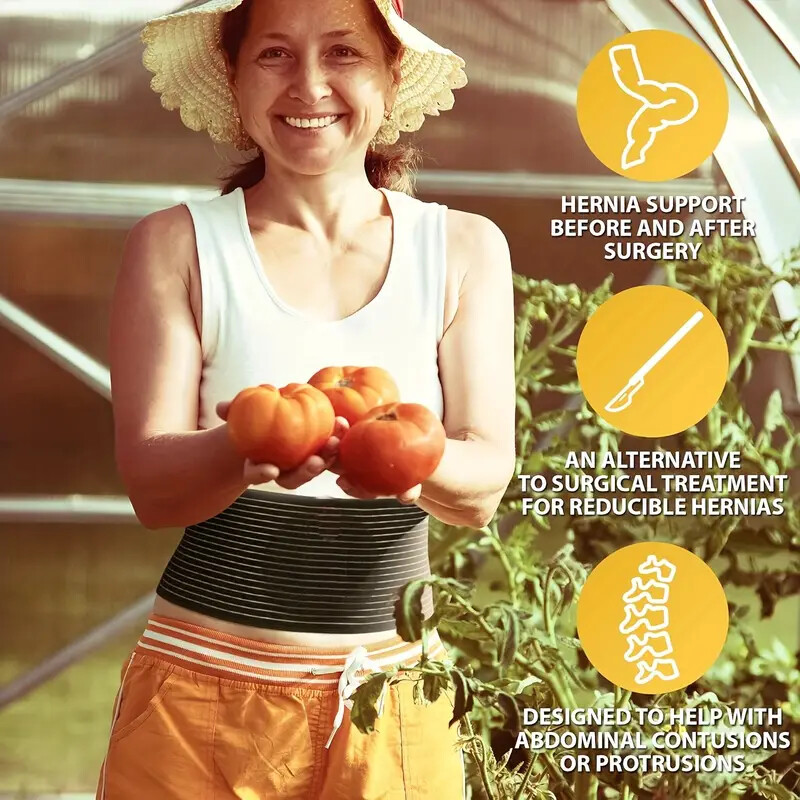 1 бр. Регулируем колан за пъпна херния от спандекс - скоба за коремна опора за пъпа, вентралната и ингвиналната херния