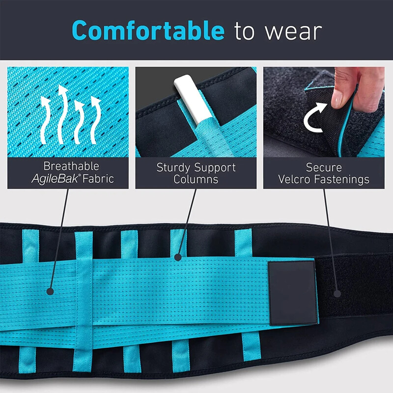 Aparatul de spate pentru ameliorarea durerilor de spate inferioara, Aparatul de spate respirabil pentru barbati si femei, pentru ridicare, munca, sciatica si suport lombar