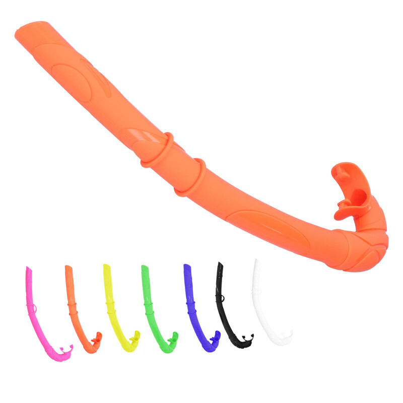 Air Tube niršanas caurule niršanas caurule, silikagela brīva peldoša iegremdējama elpošanas caurule zemūdens sportam, silikagela niršanas caurule