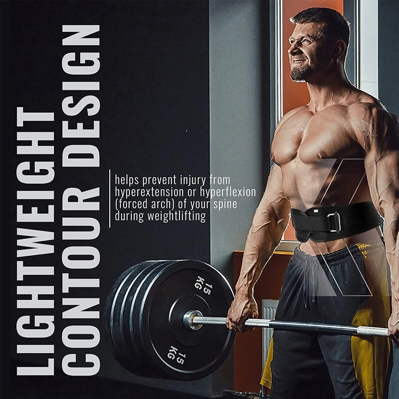 Sport Fitness Ridicare greutăți Curele de talie Antrenament de gimnastică Suport lombar pentru spate, Powerlifting, Antrenament de forță, Squat, Haltere