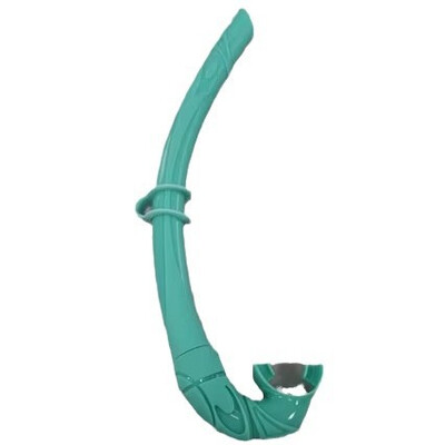 Bezmaksas pilna silikona snorkeli var salocīt loka koduma mīksts ērts peldēšanas caurule