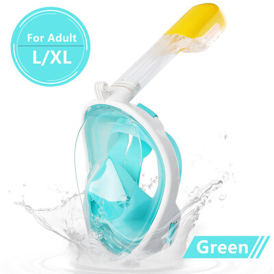 Zemūdens akvalangs pret miglas maska pilnai sejai niršanai ar caurulīti Elpošanas maskas Drošs ūdensizturīgs peldēšanas aprīkojums pieaugušajiem bērniem