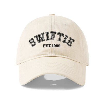 SWIFTIE 1989. gada izšūšanas beisbola cepures vīriešiem Sieviešu modes vintage mīkstas kokvilnas tēta cepure Unisex dāvanas no faniem