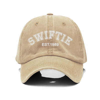 SWIFTIE 1989. gada izšūšanas beisbola cepures vīriešiem Sieviešu modes vintage mīkstas kokvilnas tēta cepure Unisex dāvanas no faniem