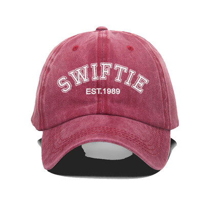 SWIFTIE 1989. gada izšūšanas beisbola cepures vīriešiem Sieviešu modes vintage mīkstas kokvilnas tēta cepure Unisex dāvanas no faniem