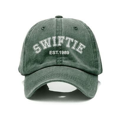 SWIFTIE 1989. gada izšūšanas beisbola cepures vīriešiem Sieviešu modes vintage mīkstas kokvilnas tēta cepure Unisex dāvanas no faniem