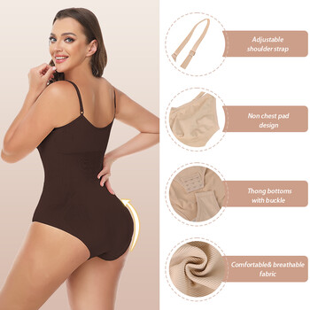 Дамски безшевен корсет Body Shaper Belly Waist Slimming Seamless Shapewear Sculping Bodysuit Бельо Fajas Colombianas