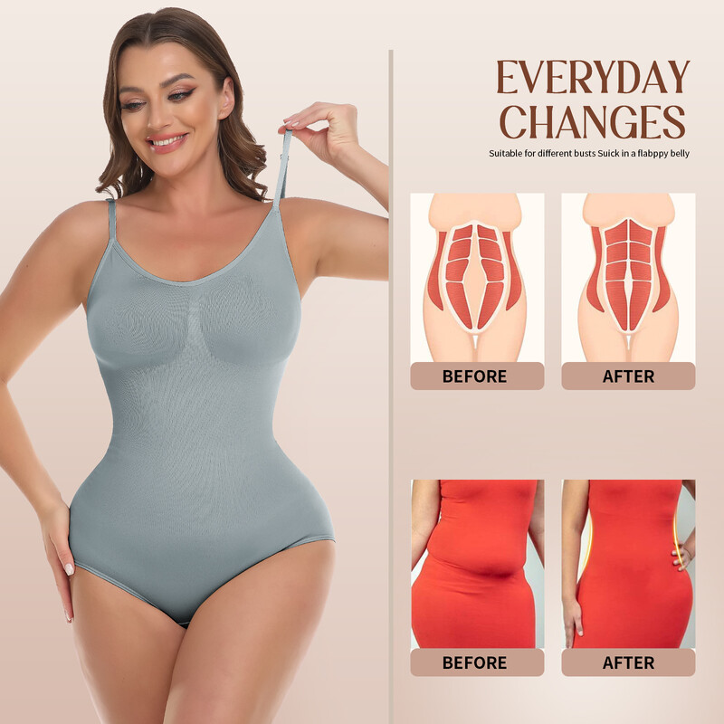 Dámsky bezšvový korzet, tvarujúce telo, brucho, pás, chudnutie, bezšvové tvarujúce prádlo, tvarujúce body, spodná bielizeň, kolumbijské fajás