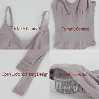 Боди Оформящо облекло Дамско оформяне на цялото тяло Tummy Control Thongs Camis Corset Бедро Редуциращо отслабващо талията Trainer Бельо