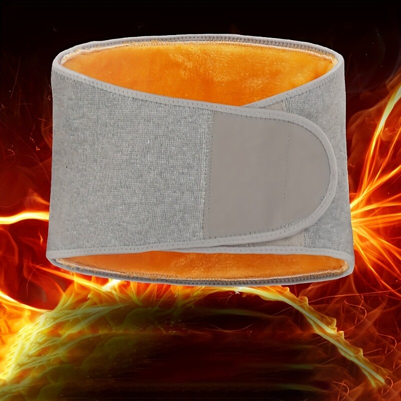 1kom Zimski struk, podesiv, zadebljan, topla, maternica, želudac, remen za struk od flisa, lumbalna potpora, stražnja potpora za struk, uniseks