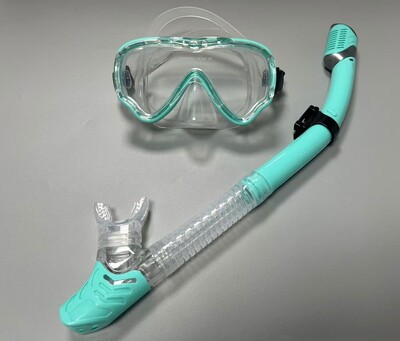 QYQ Niršanas maska ar akvalangu Niršanas komplekts Rūdīts stikls Profesionāls panorāmas niršanas aprīkojums Peldēšanas apmācība pieaugušajiem jauniešiem