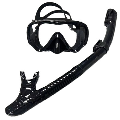 QYQ Niršanas maska ar akvalangu Niršanas komplekts Rūdīts stikls Profesionāls panorāmas niršanas aprīkojums Peldēšanas apmācība pieaugušajiem jauniešiem