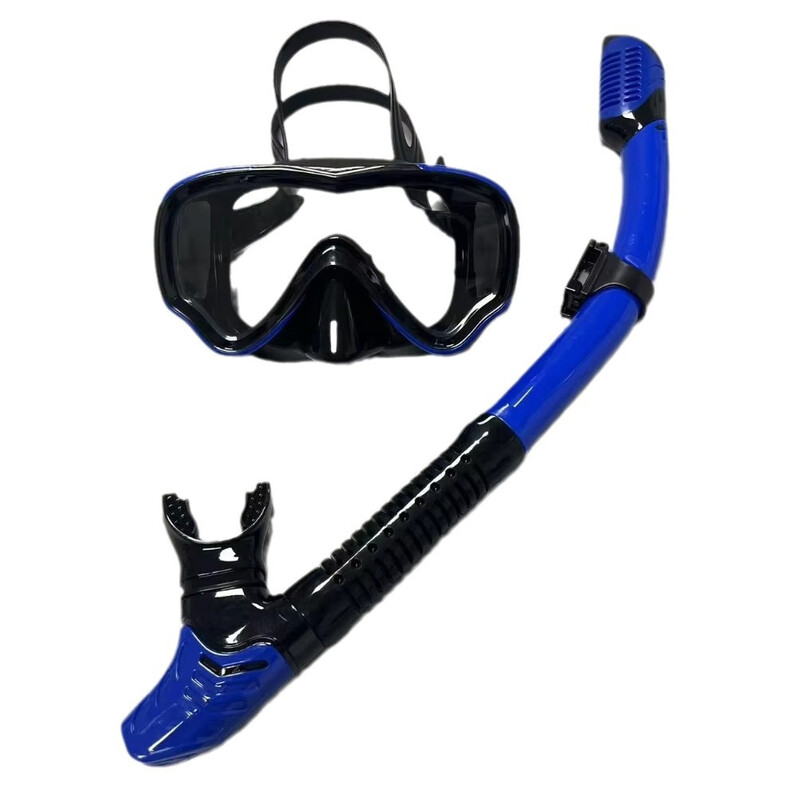 QYQ Niršanas maska ar akvalangu Niršanas komplekts Rūdīts stikls Profesionāls panorāmas niršanas aprīkojums Peldēšanas apmācība pieaugušajiem jauniešiem
