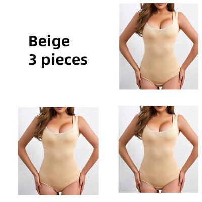 Liekninantis Bodysuit Moteriškas Korsetas Mažinantis kūno formavimą Modeliuojantis apatinis trikotažas Pilvą Kontroliuoja Kelnaitės Liemenės Kelnaitės