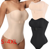 Sievietēm Sexy Shapers Krūšturis Lifter siksnas S-4XL Bodiji slaidinošs viduklis Neredzams priekšpusē aizverams Apakšveļa Noņemama siksna Apakšveļa