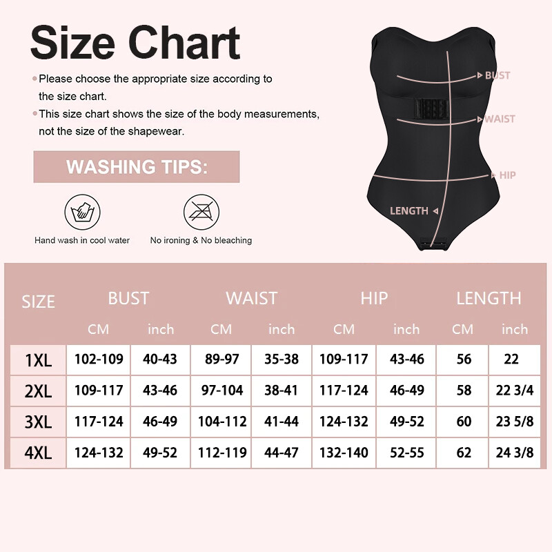 Sievietēm Sexy Shapers Krūšturis Lifter siksnas S-4XL Bodiji slaidinošs viduklis Neredzams priekšpusē aizverams Apakšveļa Noņemama siksna Apakšveļa