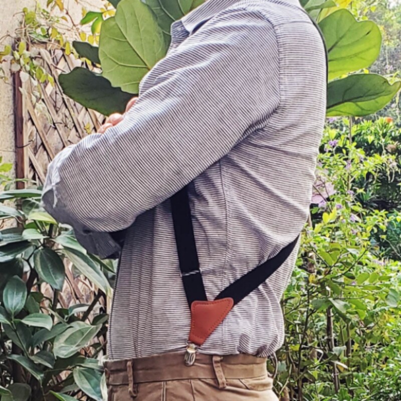 Нови мъжки тиранти Регулируеми презрамки X на гърба Щипка за риза Тиранти Еластичен колан Панталони Презрамки Презрамка за мъже Жени