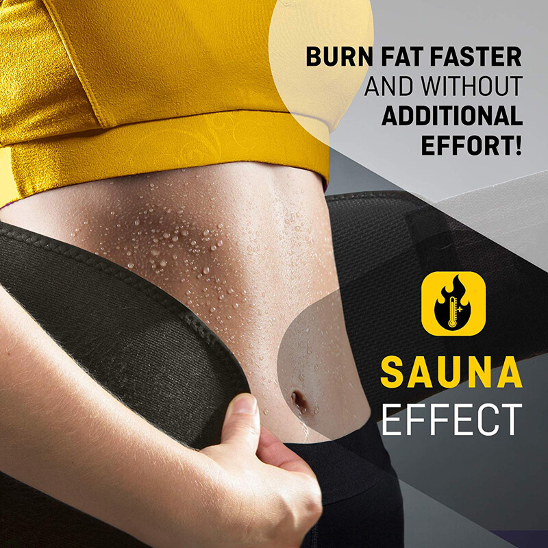 1 vnt. juosmens kirpimo diržas moterims, juosmens treniruoklis pirties diržui pilvo tonikas apatinei nugaros ir juosmens atramai su saunos kostiumo efektu