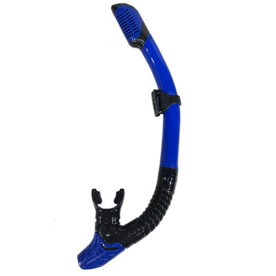 Tub profesional de snorkelling uscat pentru înot Snorkel pentru mască de scufundări Echipament de muștiuc din silicon Tub de scufundări snorkel