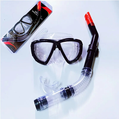 Ūdens spogulis daļēji sausas elpošanas caurules komplekts snorkelēšanai niršanas maska ar akvalangu niršanas maska pret miglas aizsargbrilles pieaugušajiem paredzētais peldēšanas aprīkojums