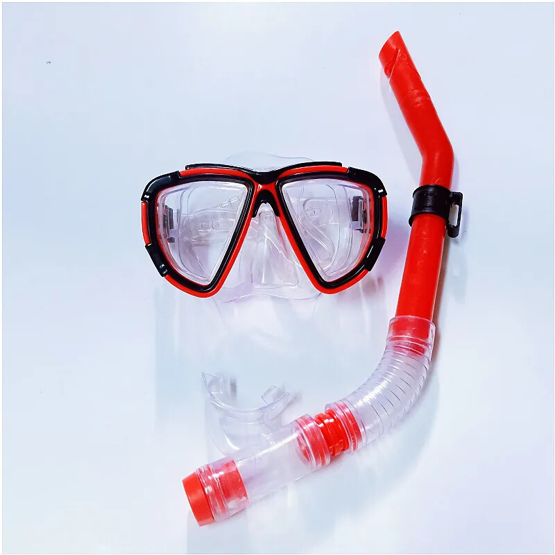 Ūdens spogulis daļēji sausas elpošanas caurules komplekts snorkelēšanai niršanas maska ar akvalangu niršanas maska pret miglas aizsargbrilles pieaugušajiem paredzētais peldēšanas aprīkojums