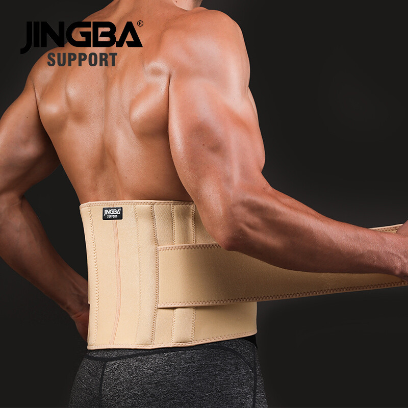 JINGBA SUPPORT fitness centura spate suport pentru talie centura de transpirație antrenor de talie trimmer musculație abdominale Sports Safety fabric