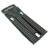 Класически мъжки унисекс презрамки с щипки Еластичен тирант 3,5 см широк смесен тирант за панталон Поставка за панталон Gallus на едро