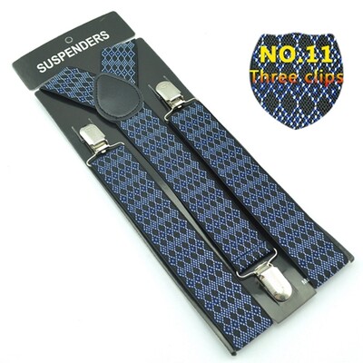 Класически мъжки унисекс презрамки с щипки Еластичен тирант 3,5 см широк смесен тирант за панталон Поставка за панталон Gallus на едро