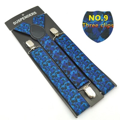 Класически мъжки унисекс презрамки с щипки Еластичен тирант 3,5 см широк смесен тирант за панталон Поставка за панталон Gallus на едро