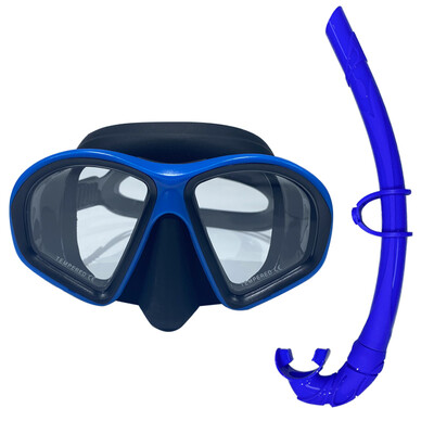 Mască de snorkeling Antrenament de înot Tub de ventilație cu gel de silice ecologic Set de mască de scufundare