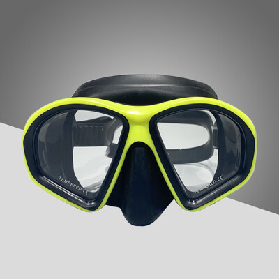 Snorkelēšanas maska Peldēšanas apmācība Videi draudzīga silikagela ventilācijas caurule Niršanas masku komplekts